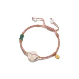 Руйи Мирный Застежка Браслет-шнурок-Розовый