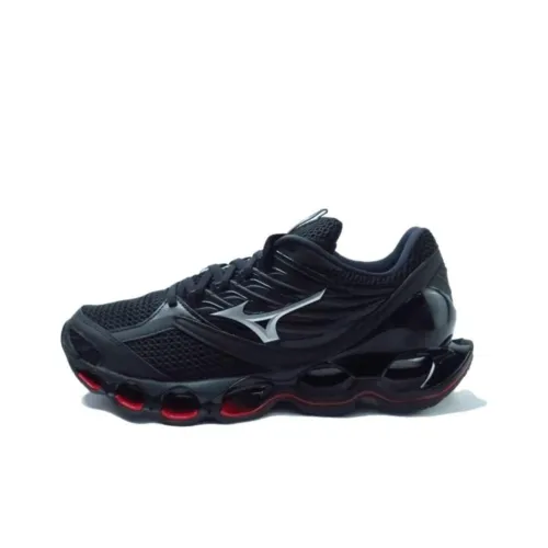 Кроссовки для бега Mizuno Wave Prophecy 13, низкий топ, черные, мужские