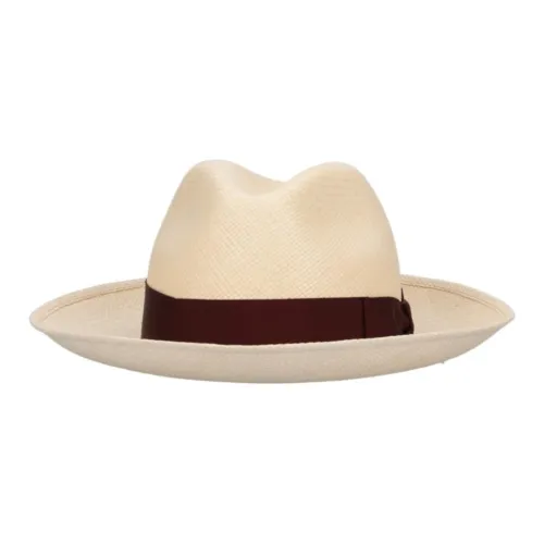 Borsalino Хлопковая ткань Цилиндры Мужской Бежевый