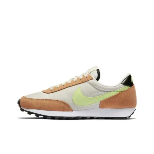 Nike Daybreak Shock Absorbers Slip-Resistant Low Top Marathon Running Shoes Women's Brown Green Найк Daybreak Шок Абсорбер Слип-Резистентный Низкий Топ Марафон Беговые Кроссовки Женские Коричневый Зеленый