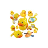 【Игровой набор для воды】 5 предметов: подмама утка + 8 предметов набор для купания + подарочная коробка + маленькая желтая уточка