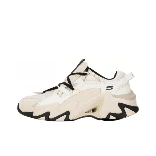 Skechers Stamina V3 Mecha Shoes 3 Low Топ Толстоподошвенные кроссовки Мужской Бежево-черный