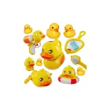 【Игровой набор для воды】 Набор из 5 уток + Подарочная коробка для ванны с 8 предметами
