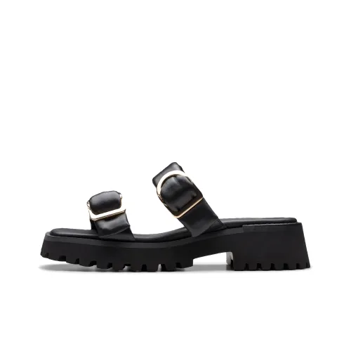 Clarks Слипоны Черные 261765204 Женские