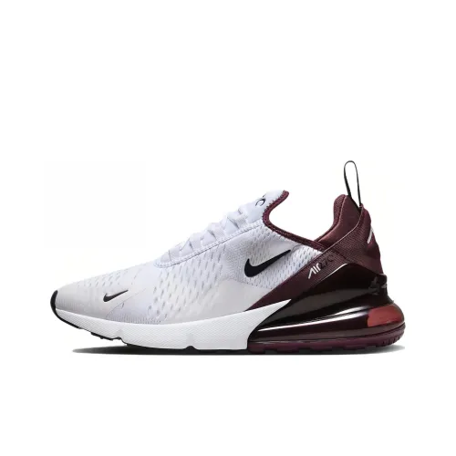 Nike Air Max 270 MID Топ Повседневная обувь Мужская Белый Красный