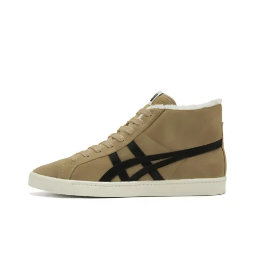 Onitsuka Tiger Fabre RB Аbrasion Resistant MID Топ Скейтборд Кроссовки Унисекс Коричневый