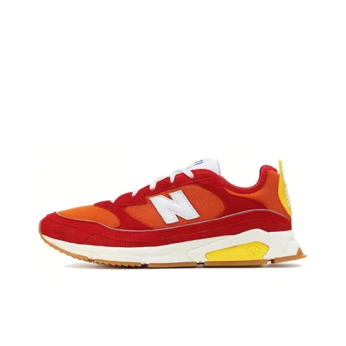 New Balance NB X Racer Low Топ Кэжуал Унисекс Красный Желтый D Ширина