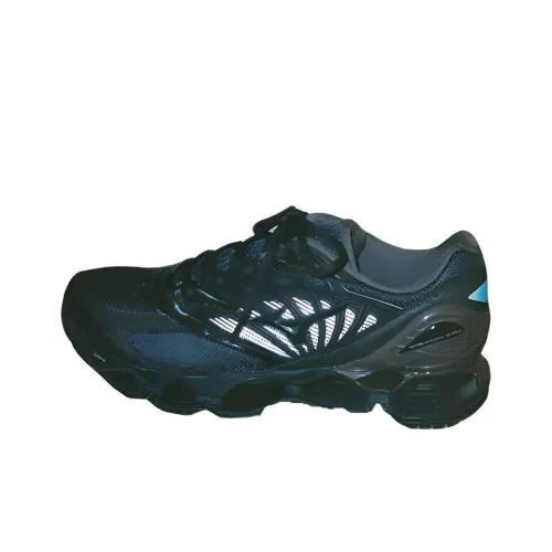 VAINL ARCHIVE x Mizuno Амортизация устойчивость к истиранию дышащие низкие беговые кроссовки мужские черные