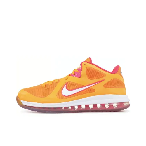 Nike Lebron 9 Low Floridians Anti-Slip Легкий Низкий Топ Баскетбольные Кроссовки для Игры Мужской Желтый