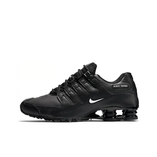 Nike Shox NZ Series Амортизаторы Slip-resistant и устойчивые к истиранию Низкий топ Беговые кроссовки Мужские Черный Белый