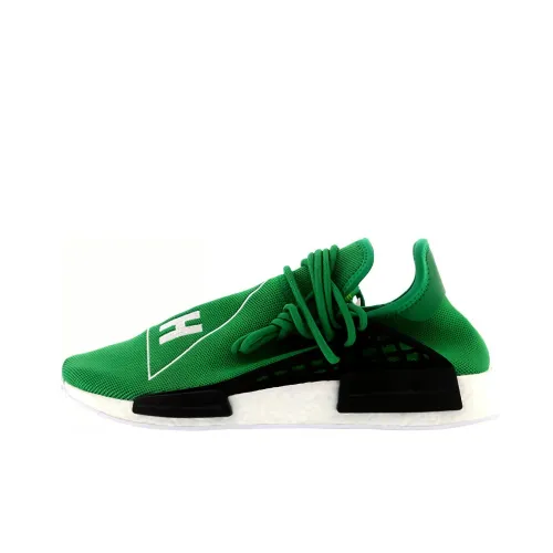 Pharrell Williams x Adidas Originals NMD Hu Зеленый Slip-resistant Устойчивый к истиранию Дышащий Низкий Топ