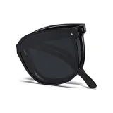 Джаз Черный Складные Солнцезащитные Очки [Поляризованные]