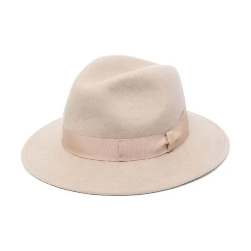 Borsalino Шерсть Цилиндры Мужской Бежевый