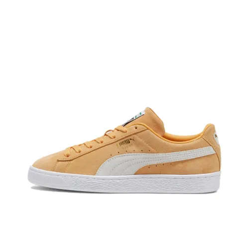 PUMA Suede Series CLASSICS XXI Low Топ Скейтборд Кроссовки Мужские Оранжевые