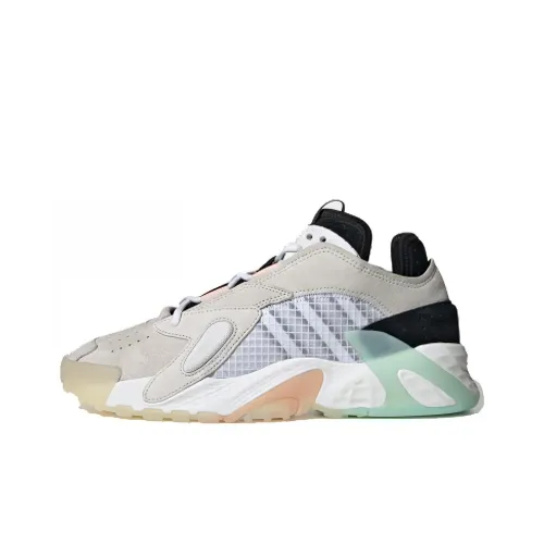 Adidas Originals Streetball Амортизация Дышащий Балансированный Низкий Топ Баскетбольные Кроссовки Унисекс Коричневый Белый