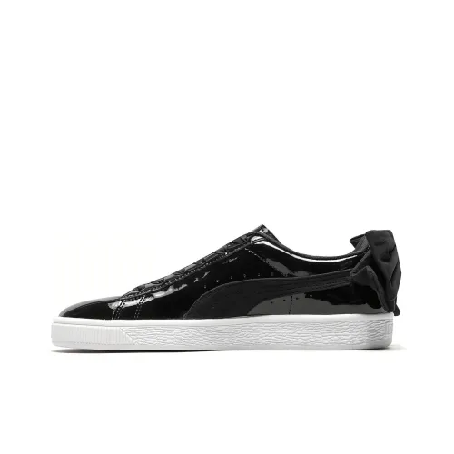 PUMA Basket Bow Low Топ Кроссовки для скейтбординга Женские Черный