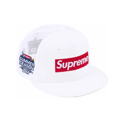 Supreme x New Era Кепки Унисекс Белый