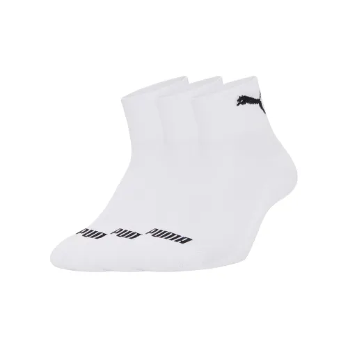 PUMA Essentials+ 3 пары Белые Унисекс Носки до икры MID