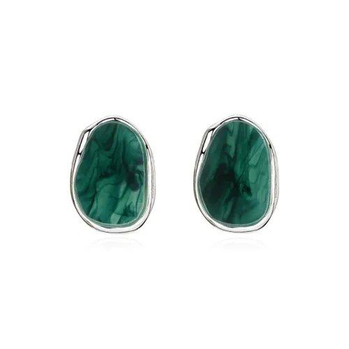 QLADY Серьги-гвоздики из стерлингового серебра 925 пробы женские