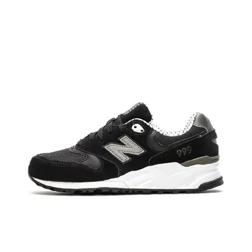 New Balance NB 999 Low Топ Повседневные Беговые Кроссовки Женские Черные