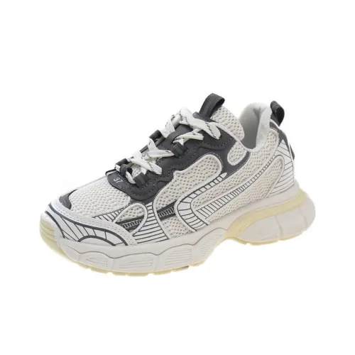 Фламинго амортизаторы Slip-resistant устойчивые к истиранию низкий топ кроссовки с подошвой женские белые