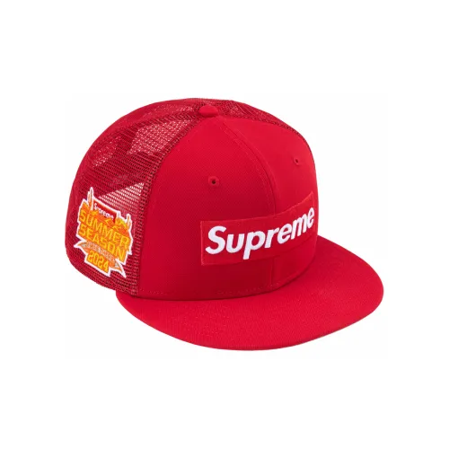 Supreme x New Era Кепки Унисекс Red