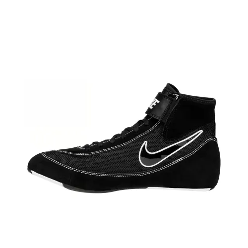 Nike SpeedSweep 7 Slip-Resistant Abrasion-Resistant Breathable Coating High-Top Training Shoes Men's Black Найк СпидСвип 7 Противоскользящие Устойчивые к Износу Дышащий Покрытие Высокие Кроссовки для Тренировок Мужские Черные