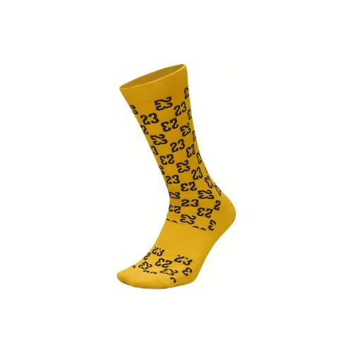 Jordan 1 Pack Yellow Unisex Mid Calf Sock