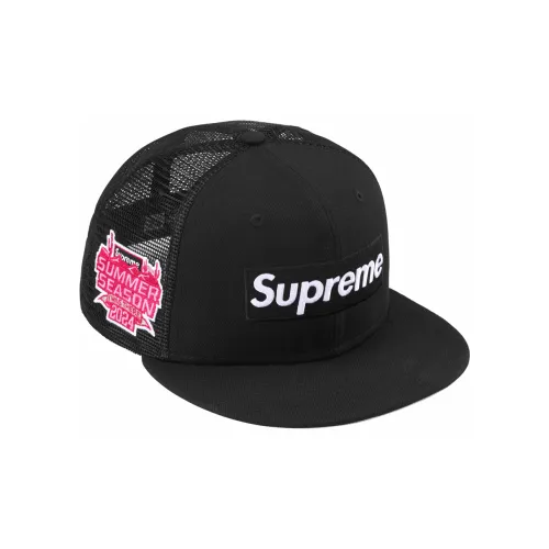 Supreme x New Era Кепки Унисекс Черный