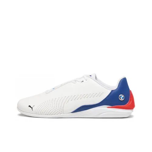 PUMA Drift Cat Slip-Resistant Abrasion-Resistant Low-Top Беговые кроссовки Мужские Белый Синий