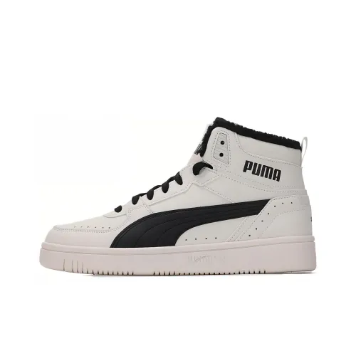 PUMA Rebound Joy High Top Скейтборд Кроссовки Унисекс Экрю