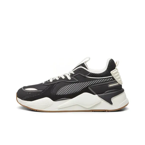 PUMA RS X Амортизация Износостойкий Низкий Топ Casual Унисекс Черный Белый