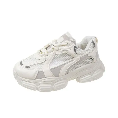 Фламинго амортизаторы Slip-resistant устойчивые к истиранию низкий топ кроссовки с подошвой женские белые