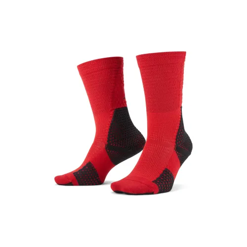 Jordan 687 Fitness Red/Black Unisex MID Shin Носки