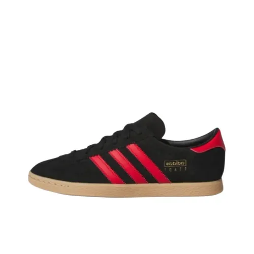 Adidas Originals Stadt Abrasion Resistant Дышащие Низкие Кроссовки для Скейтбординга Унисекс Черные Красные