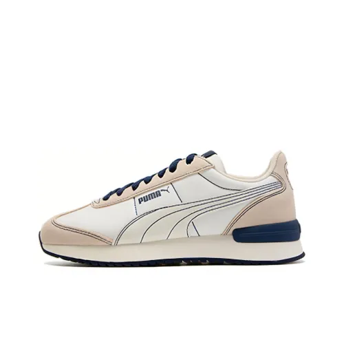 PUMA Slip-resistant Abrasion-resistant Low-top Skateboard Shoes Unisex Ecru PUMA Скейтборд Кроссовки Низкие противоскользящие устойчивые к истиранию унисекс цвет экрю