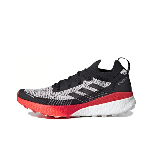 Adidas ULT Амортизация Низкий Топ Повседневные Беговые Кроссовки Мужские Черный Белый Красный