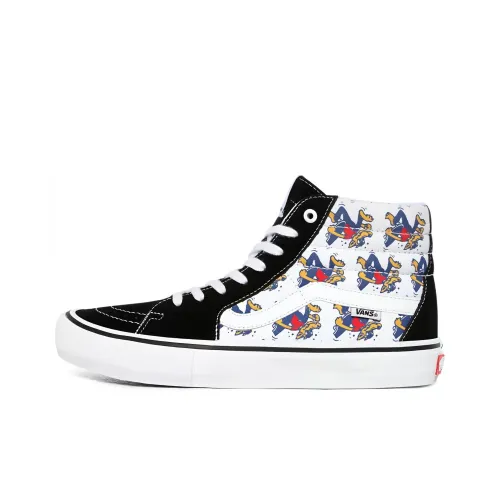 VANS SK8 Pro High Топ Скейтборд Кроссовки Unisex Черный Белый