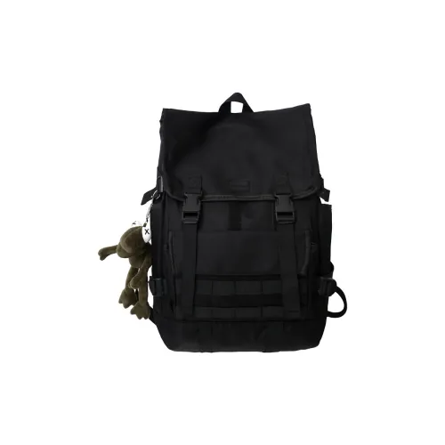 MELLO GOGO Nylon Backpack Unisex Black MELLO GOGO Нейлоновый рюкзак унисекс черный