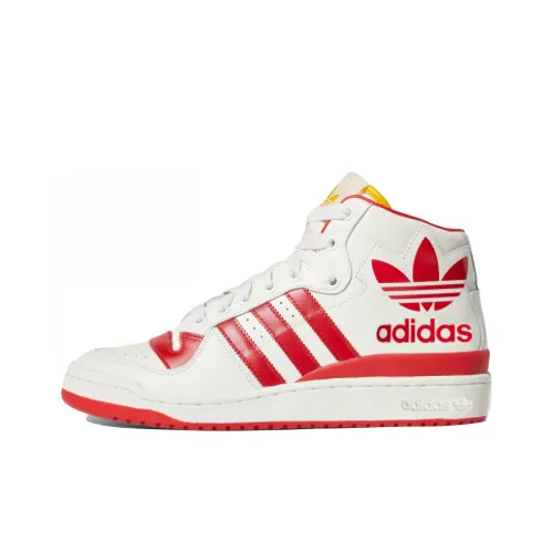 Adidas Originals Forum Mid RS XL High Топ Скейтборд Кроссовки Мужские Бежевый Белый Красный