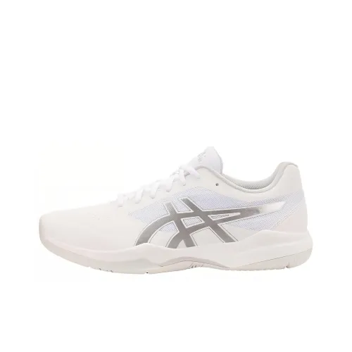 Asics Gel Game 7 Low Топ Беговые кроссовки Мужские Белый Серебряный