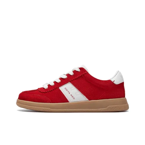 OSITA RED Скейтборд Кроссовки Низкие Красный Женские