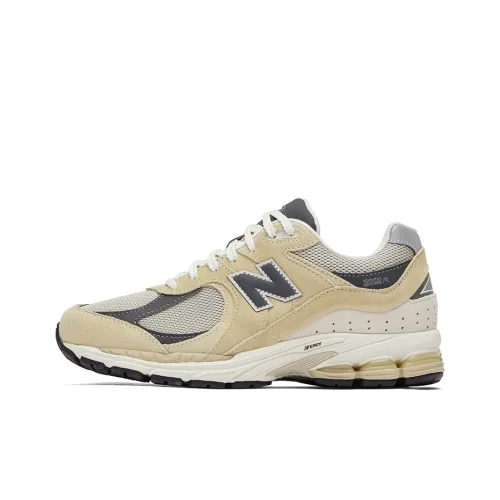 New Balance NB 2002R Устойчивые к истиранию низкие беговые кроссовки унисекс бежевые