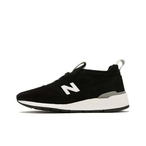 New Balance NB 997 Амортизация Износостойкий Низкий Топ Беговые кроссовки Унисекс Черный
