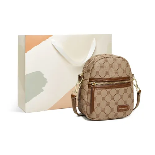 15 MINS PVC Сумка через плечо Сумка на плечо Нишевая повседневная маленькая сумка Стандартная женская Кофейная