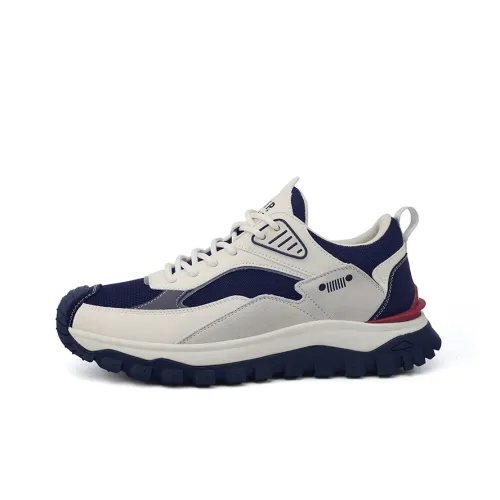 JEEP SPIRIT Низкий топ Повседневная обувь Мужская Furious Морской синий Лунный пыльный серый