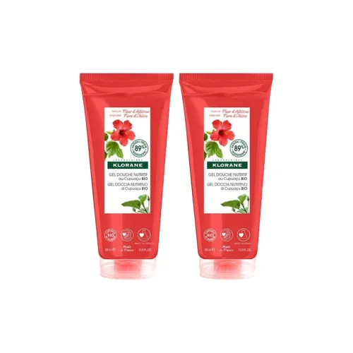 KLORANE Fleur Hibiscus Гель для душа Чистка 200 мл*2