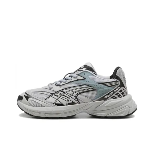 PUMA Velophasis Повседневный Низкий Топ Платиновый Серый Серебряный Унисекс
