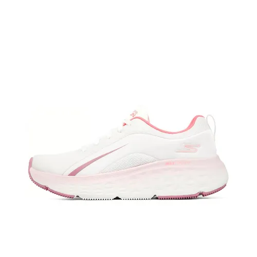 Skechers GO RUN Low Топ Беговые кроссовки Женские Белые Коралловый