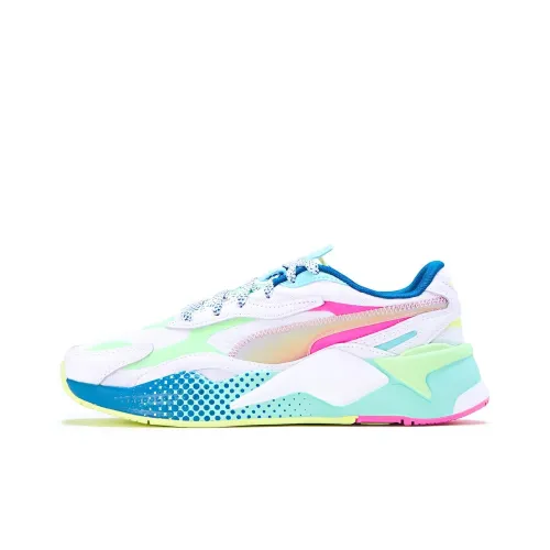 PUMA RS X Wave Racer Амортизация Низкий Топ Повседневная Обувь Мужская Белый Синий Розовый